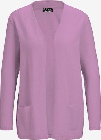 Goldner Gebreid vest in Lila: voorkant