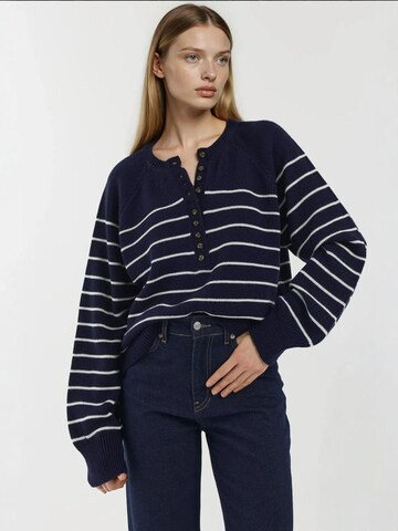 Pull-over Hiccup en bleu : devant
