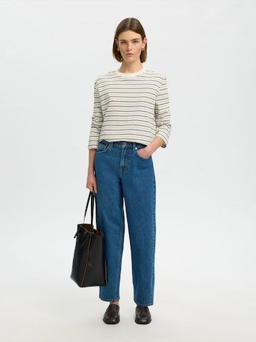 SELECTED Shirt 'SLFESSENTIAL' in Beige