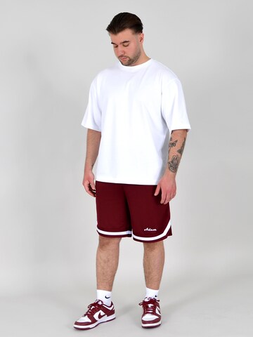 Adam Loosefit Sporthose 'Sweatshorts Basketball Shorts'‌‌‌‌‌‌‌‌‌ in Rot