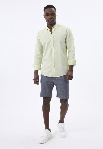 Coupe regular Chemise Felix Hardy en vert
