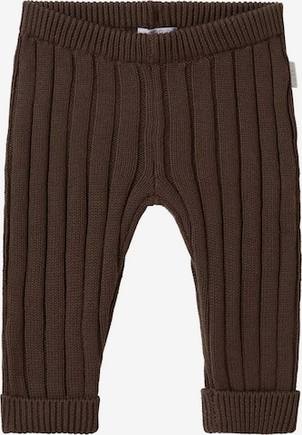 Coupe slim Pantalon Noppies en marron : devant