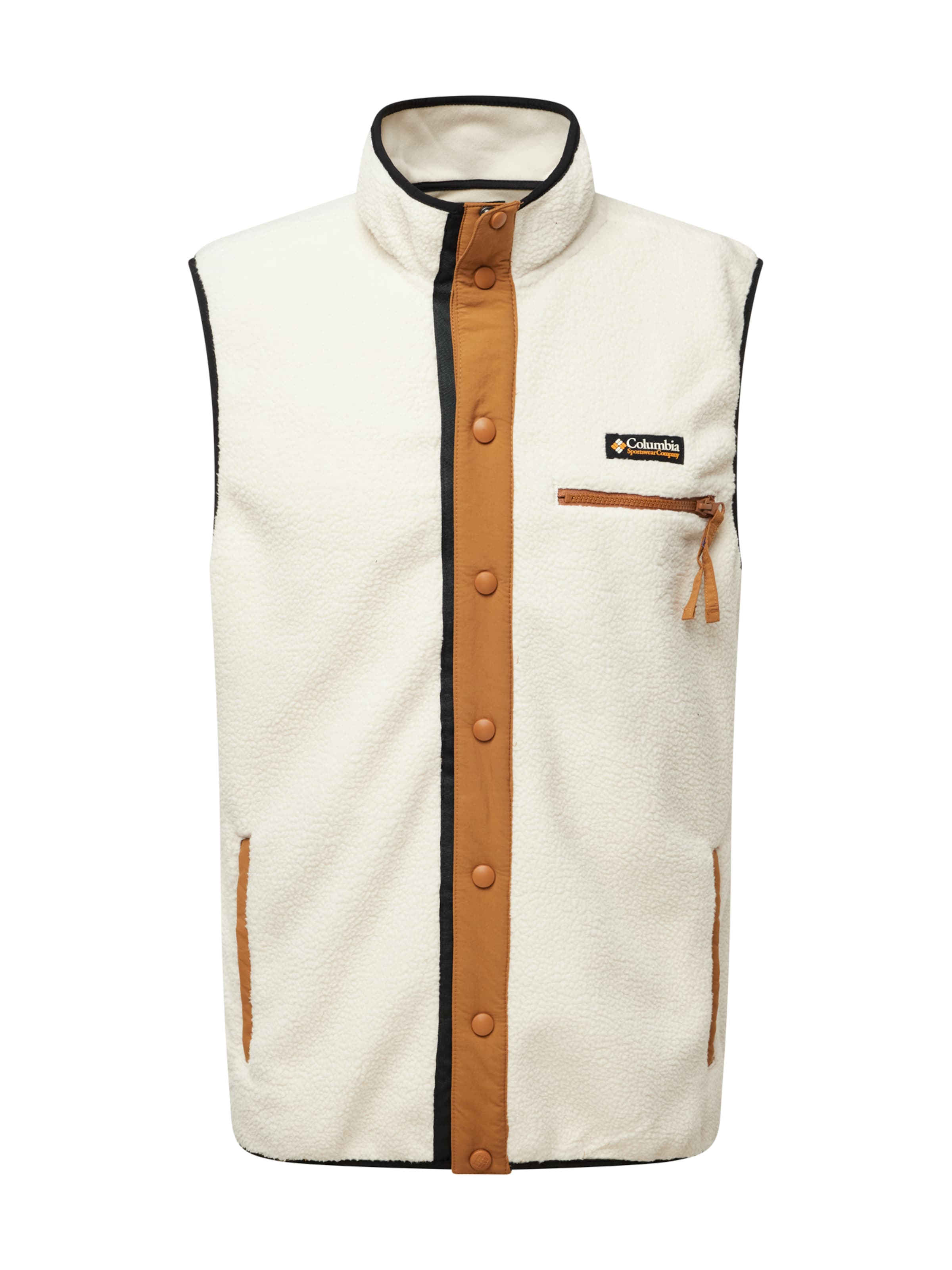 COLUMBIA Športová vesta 'Helvetia II' - Biela: predná strana