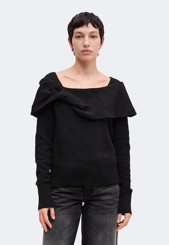 ABOUT YOU Pullover 'Malin' in Schwarz: Vorderseite