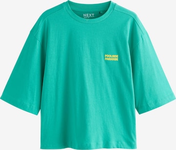 T-shirt Next en bleu : devant