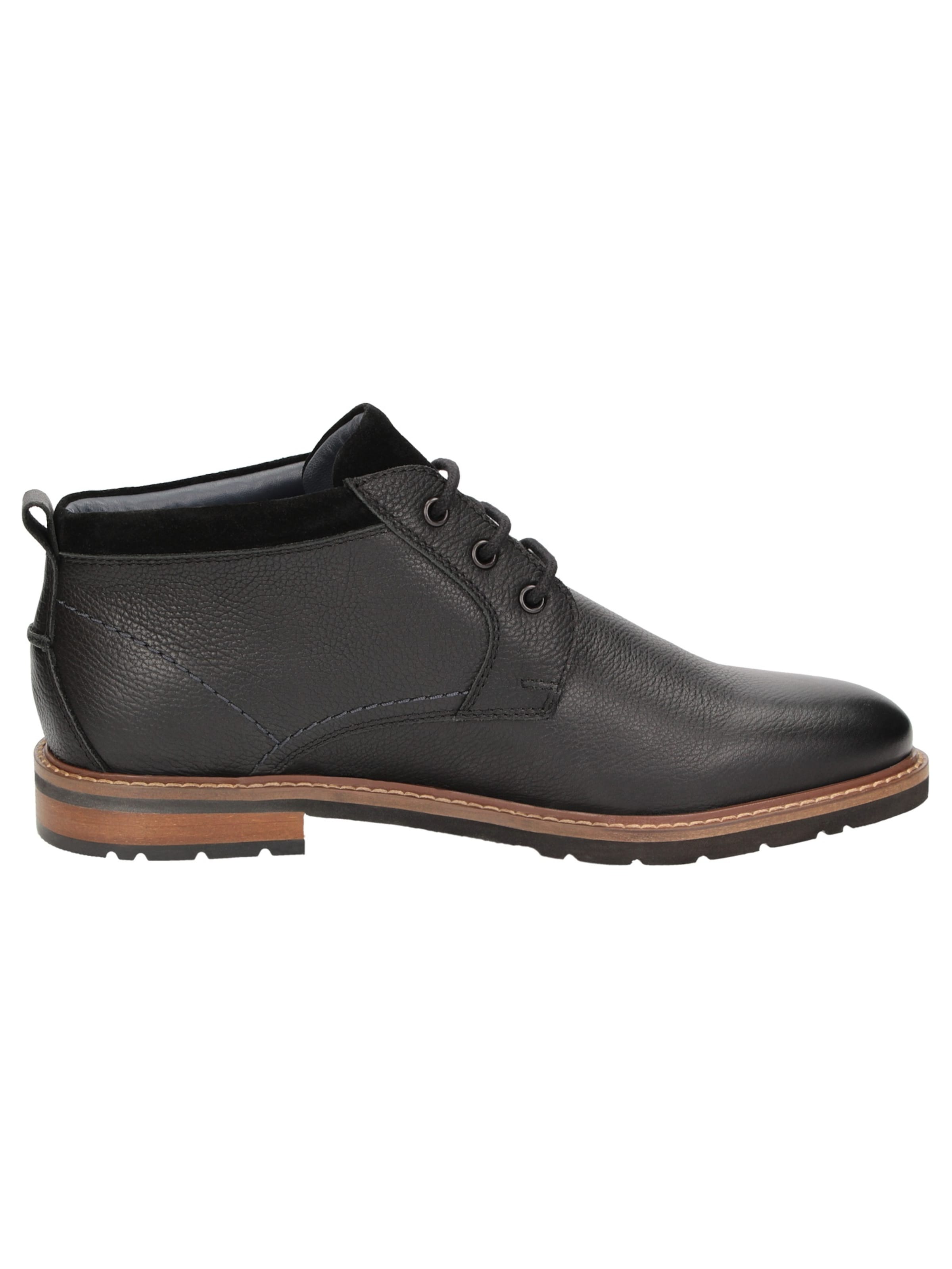 Bottines à lacets ' Rostolo-706-TEX ' SIOUX en noir