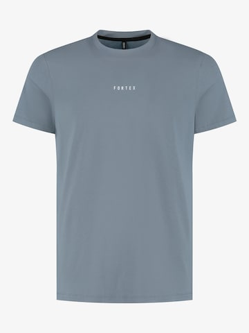Fortex Fitness Shirt 'Everyday T-shirt' in Blauw: voorkant