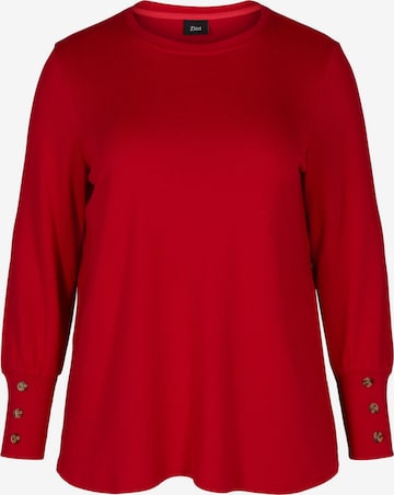 Zizzi Sweater 'Lucca' in Red: front