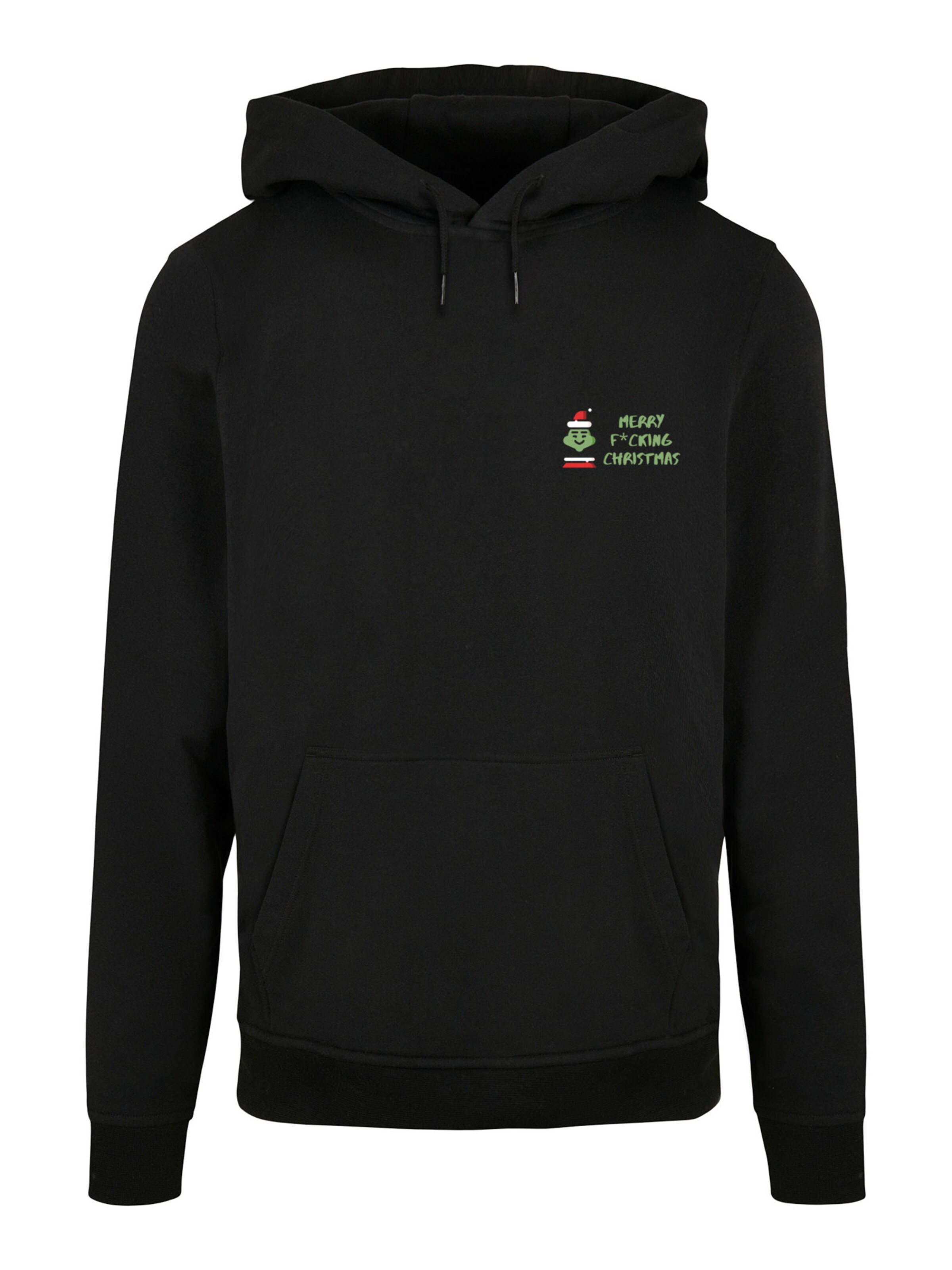 F4NT4STIC Sweatshirt in Schwarz: Vorderseite