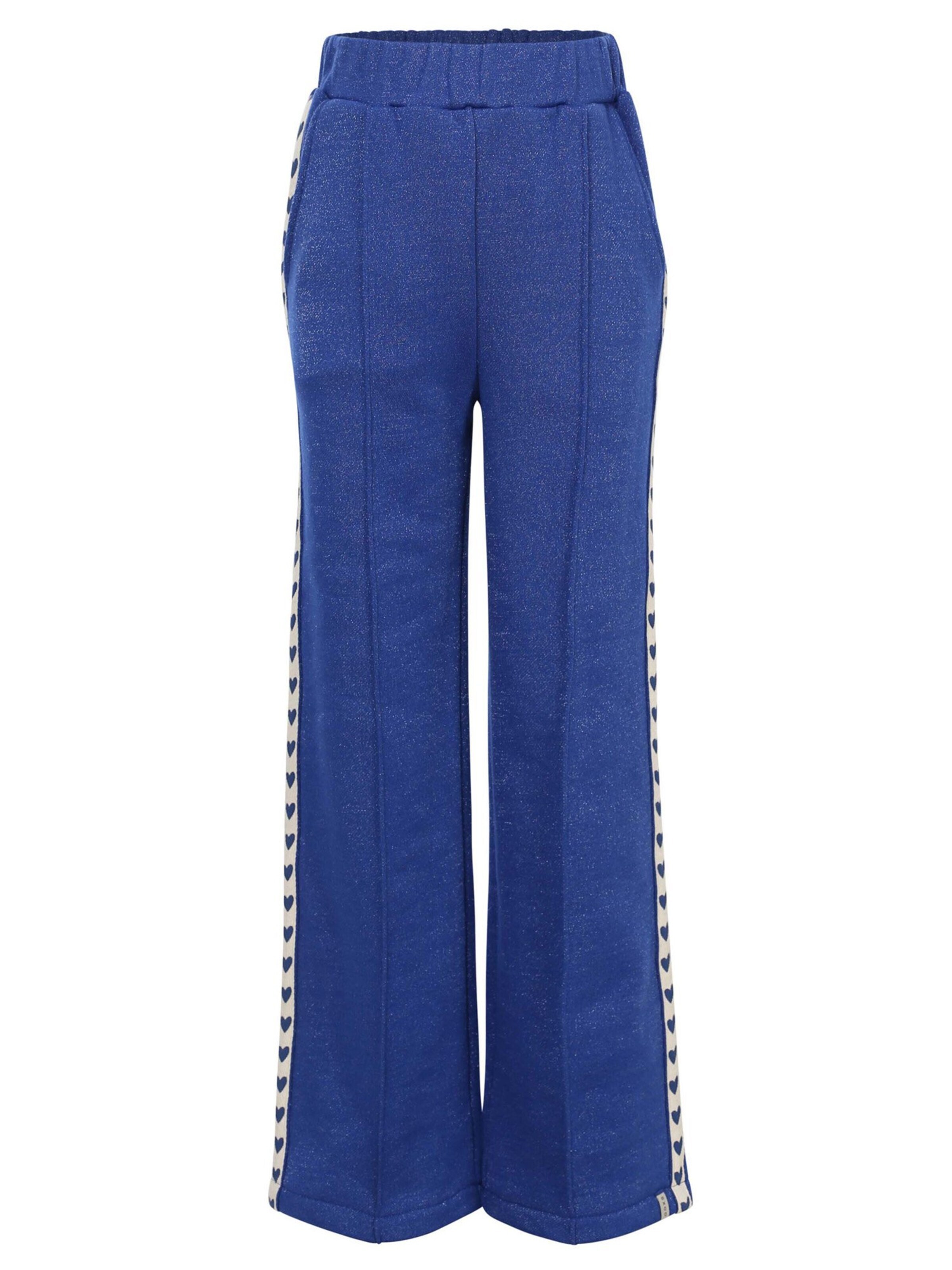 Looxs Revolution Wide leg Pants in Blue: front