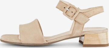 GABOR Strap Sandals in Beige