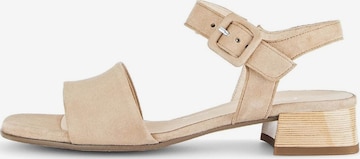 GABOR Strap Sandals in Beige