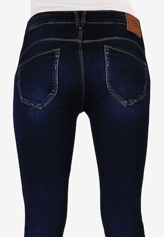 Skinny Jeans 'Pulp' de la Le Temps Des Cerises pe albastru