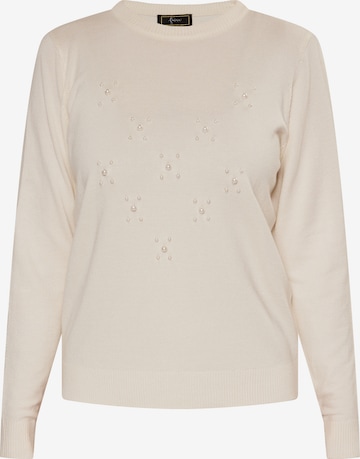 faina - Pullover em branco: frente