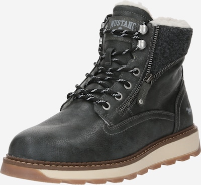 MUSTANG Lace-Up Boots in Light blue / Dark grey, Item view