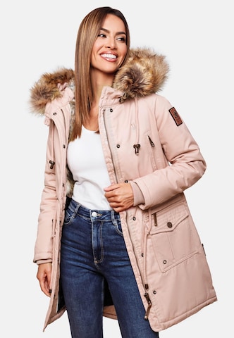 NAVAHOO Winter parka 'Rosinchen' in Pink