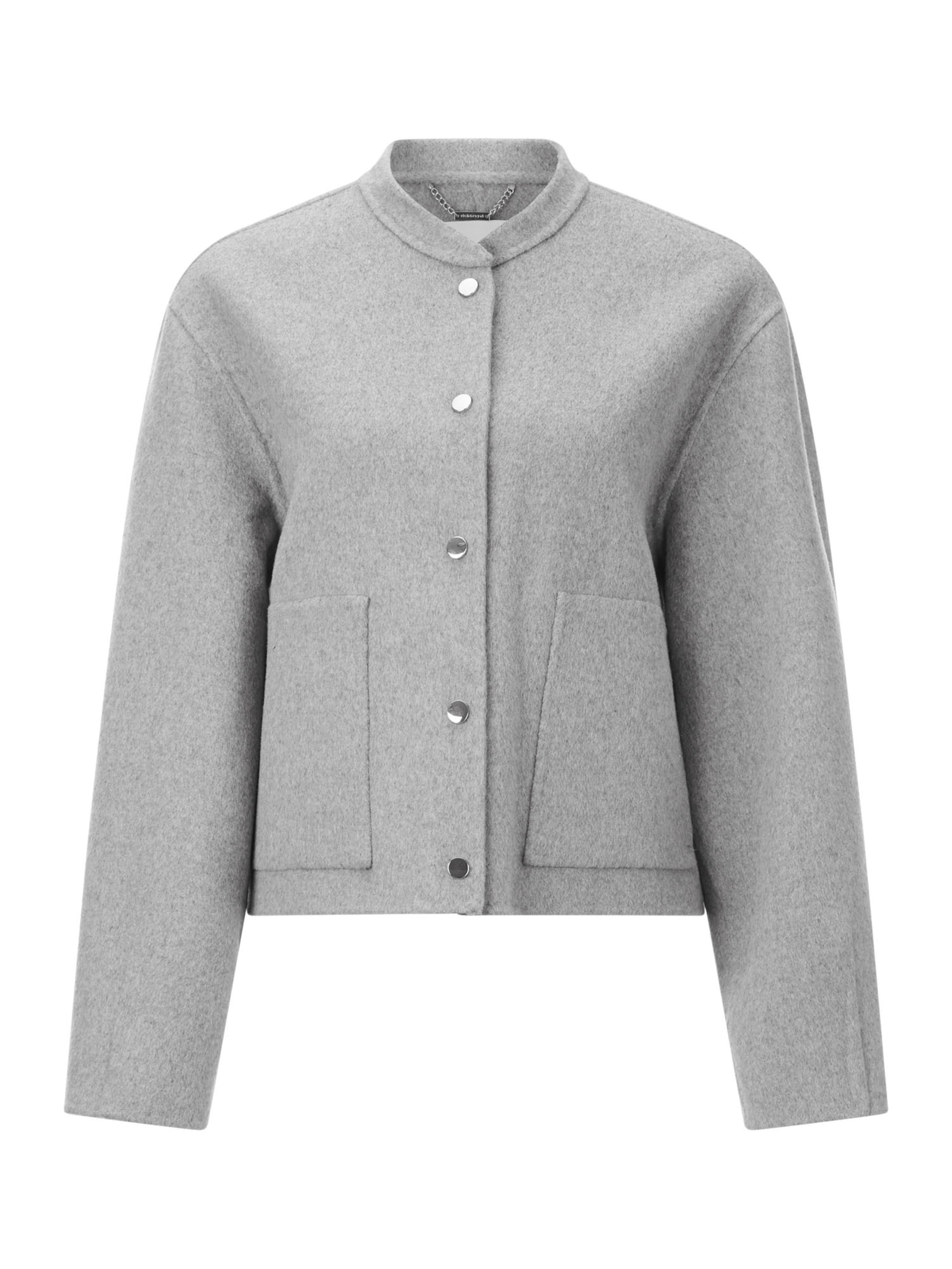 Rich & Royal Prechodná bunda - Sivá: predná strana