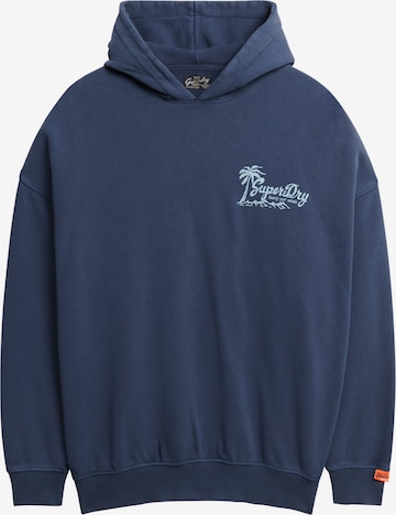 Sweat-shirt Superdry en bleu : devant
