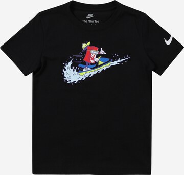 T-Shirt Nike Sportswear en noir : devant