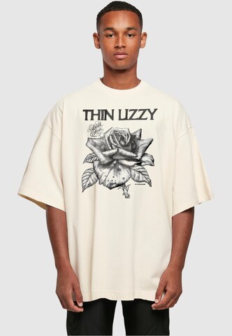 Maglietta 'Thin Lizzy - Rose' di Merchcode in beige: frontale