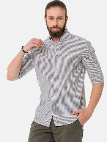 Coupe slim Chemise 'CH194' CIPO & BAXX en noir