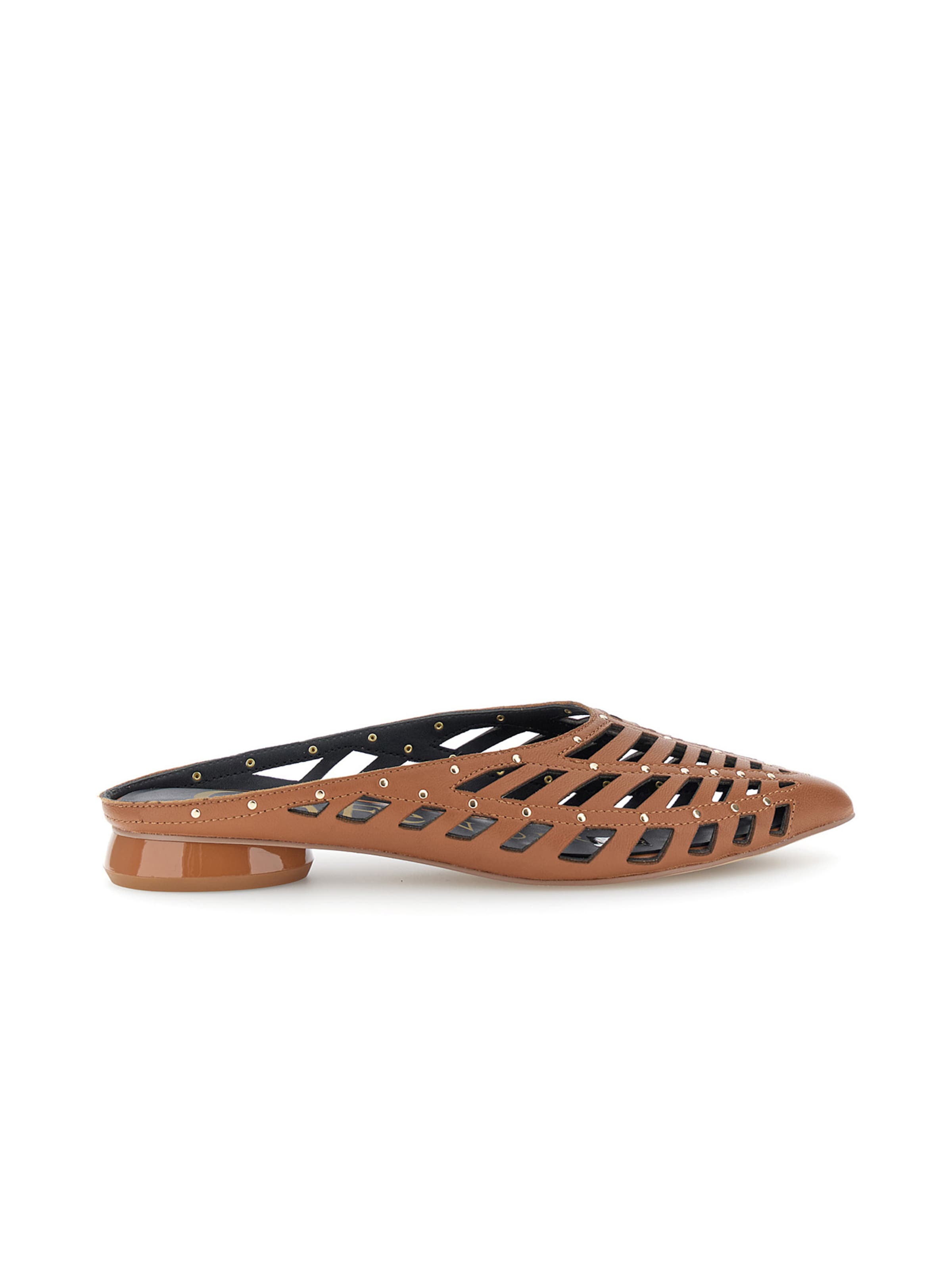 CAFè NOIR Muiltjes 'Sabot' in Bruin