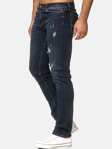 Reslad Slimfit Jeans 'Jeans Destroyed Stretch Denim' in Blau