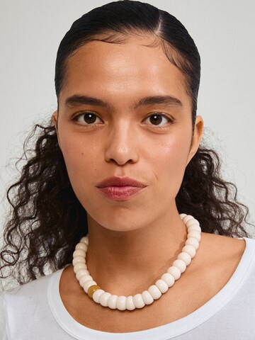 Pilgrim Necklace 'Eclipse' in White