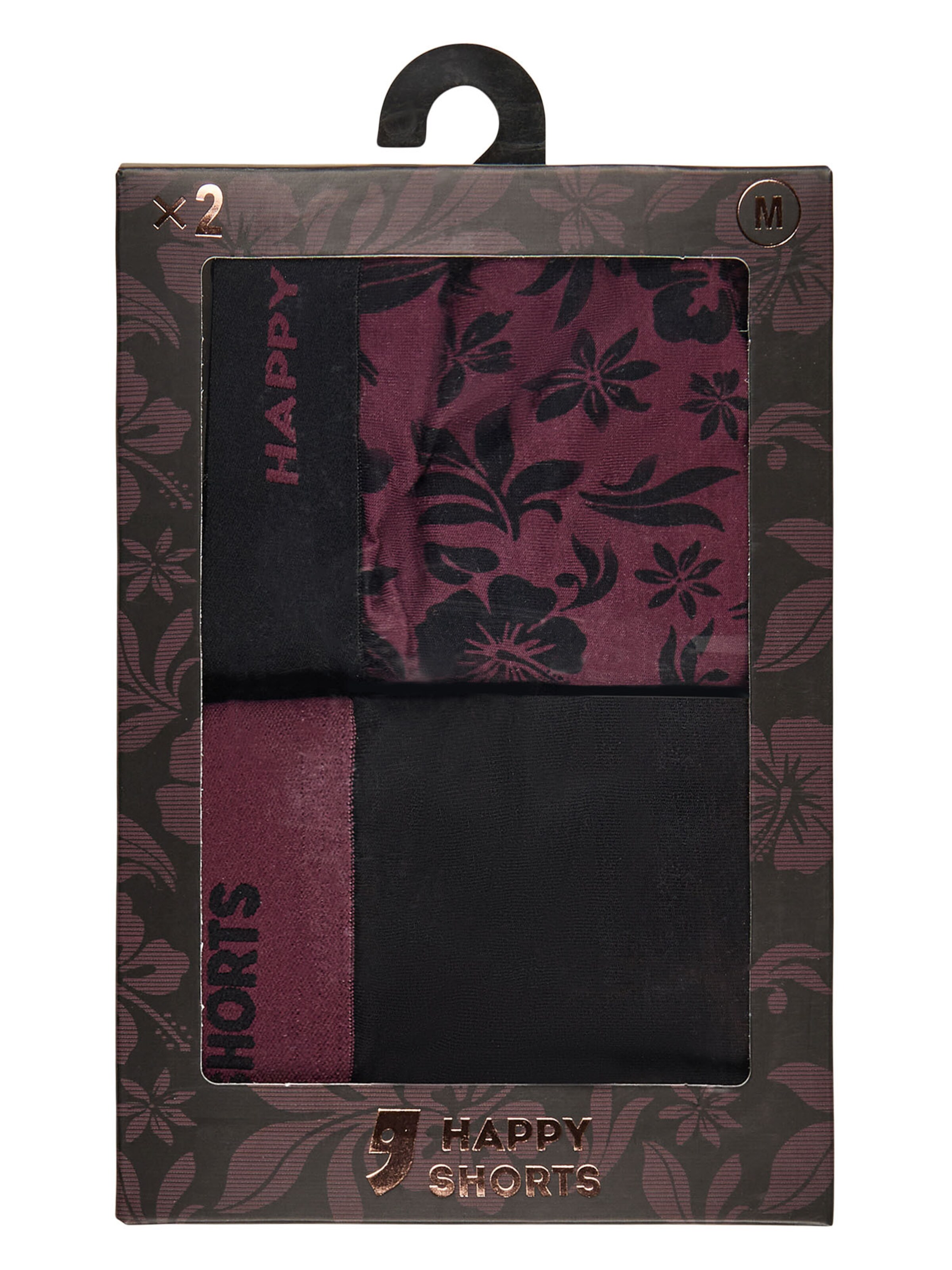 Happy Shorts Boxershorts ' Jersey ' in Rood