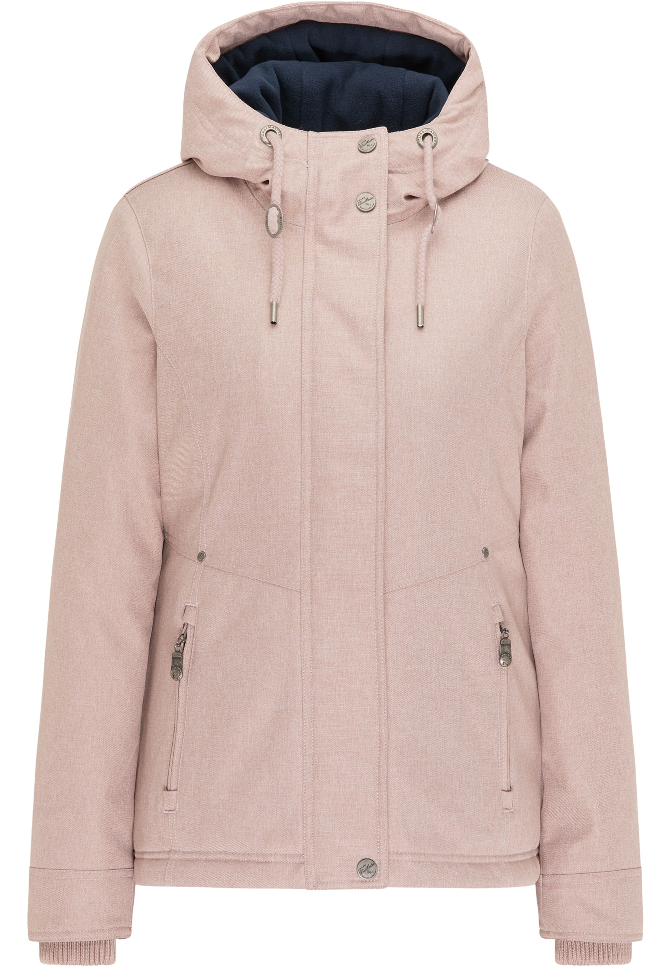 DreiMaster Vintage Winterjas in Roze: voorkant