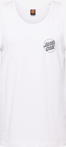 Santa Cruz Shirt 'Screaming Hand' in Wit: voorkant