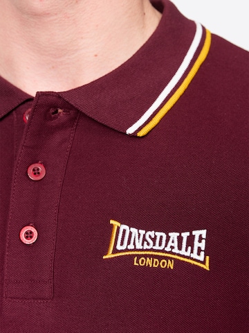 LONSDALE Shirt 'Velton' in Rood