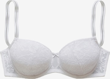 LASCANA T-shirt Bra in White: front