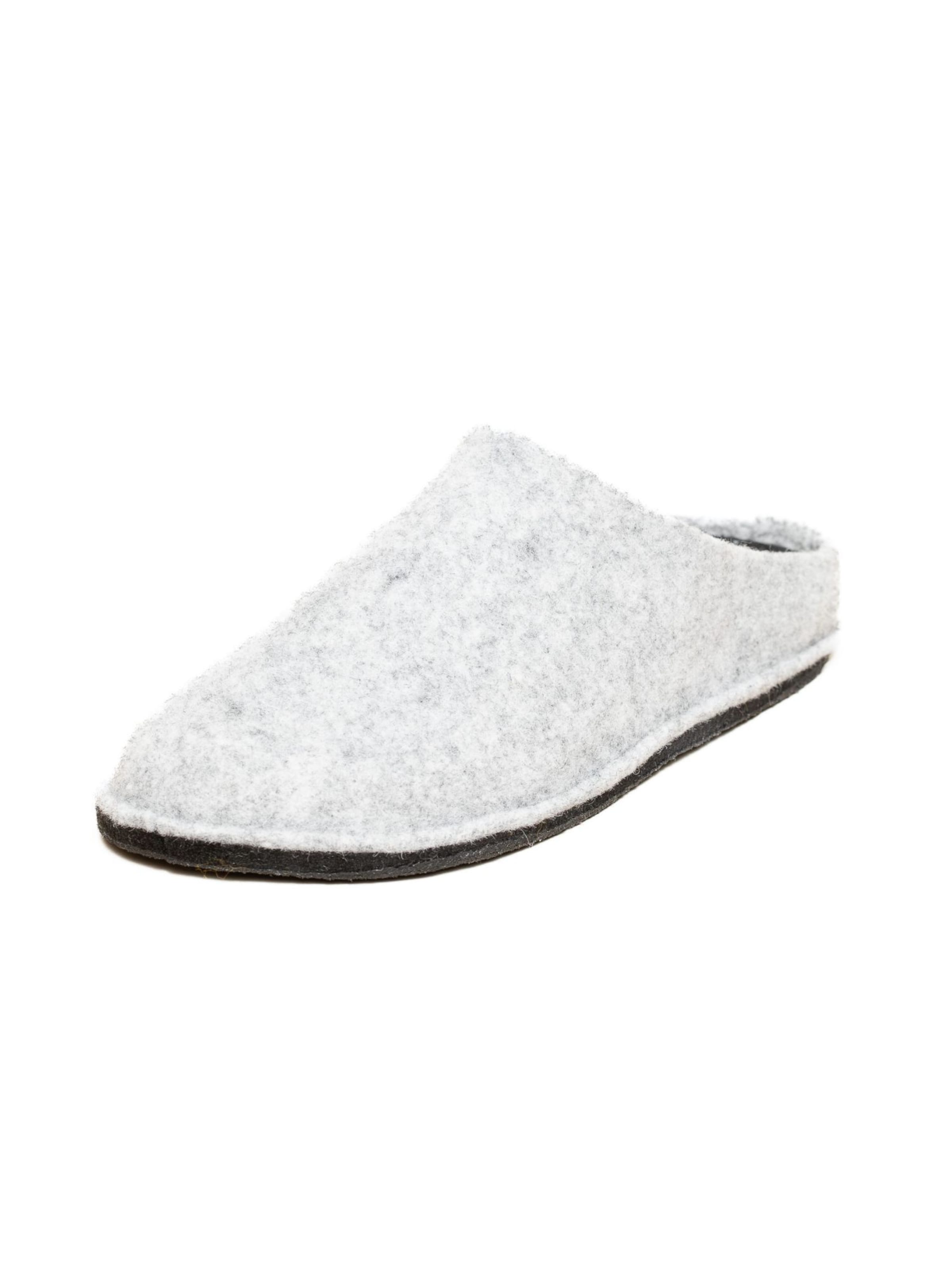 Gottstein Hausschuh 'Filzpantoffel Classic-CO'‌ in Grau: Vorderseite