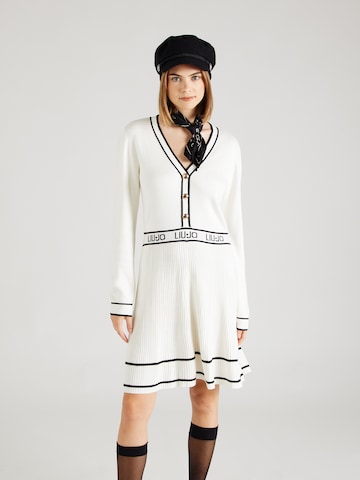 Liu Jo Knitted dress in White: front