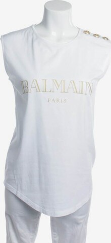 Balmain Shirt XS in Weiß: predná strana