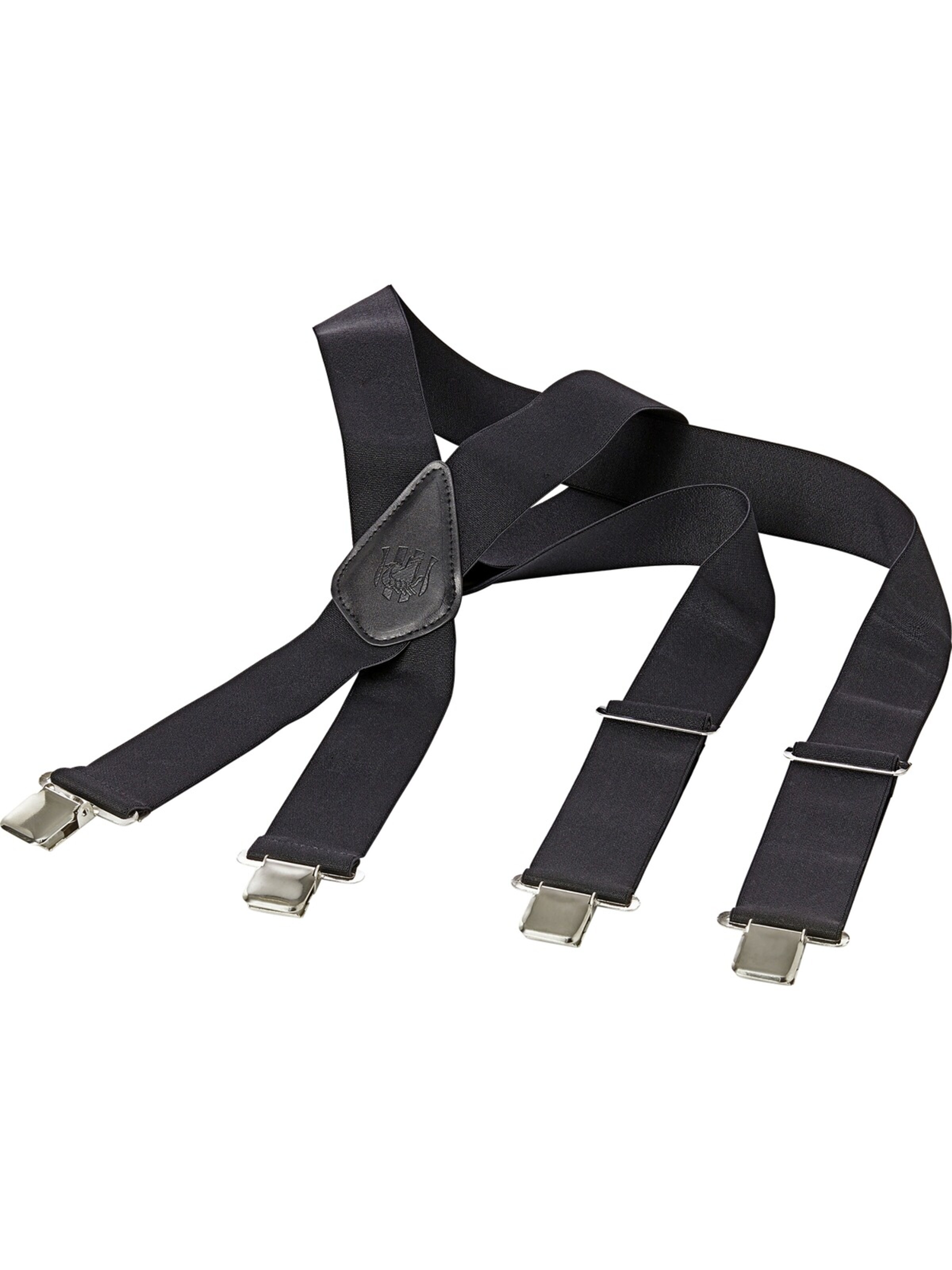Jan Vanderstorm Hosenträger in Schwarz: Vorderseite