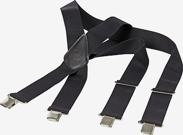 Jan Vanderstorm Suspenders in Black: front