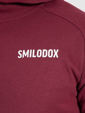 Smilodox Sweatjacke 'Maison' in Rot