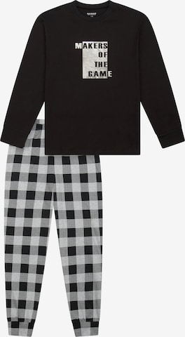 SCHIESSER Pyjama ' Nightwear ' in Schwarz: Vorderseite