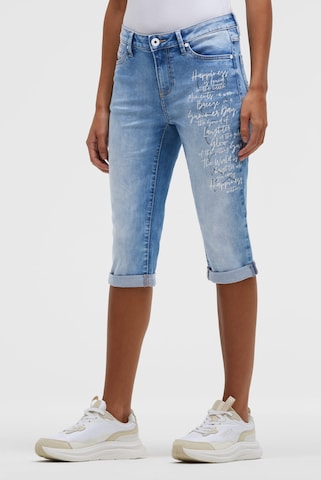 Soccx Regular Jeans in Blue: front