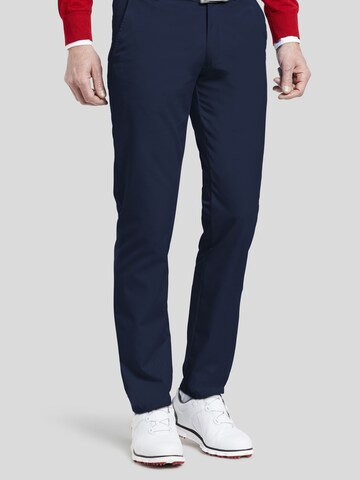 MEYER Chino 'Augusta 1-8060' in Blauw: voorkant