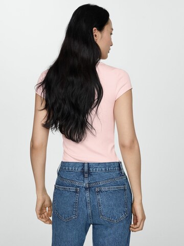 MANGO T-Shirt 'BESTI' in Pink