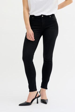 My Essential Wardrobe Skinny Jeans 'CELINA' in Schwarz: predná strana