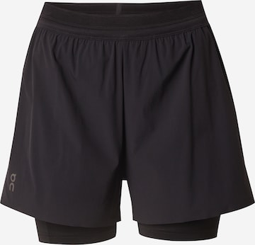 Regular Pantalon de sport On en noir : devant