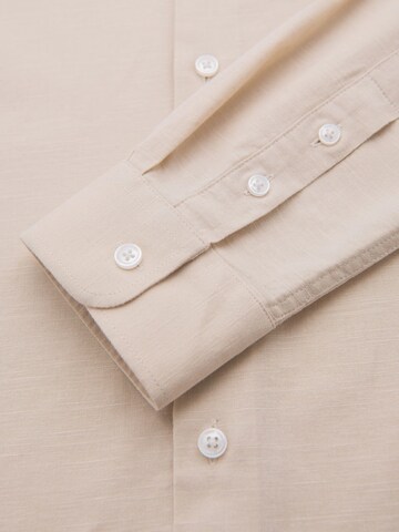 Coupe regular Chemise Ombre en beige