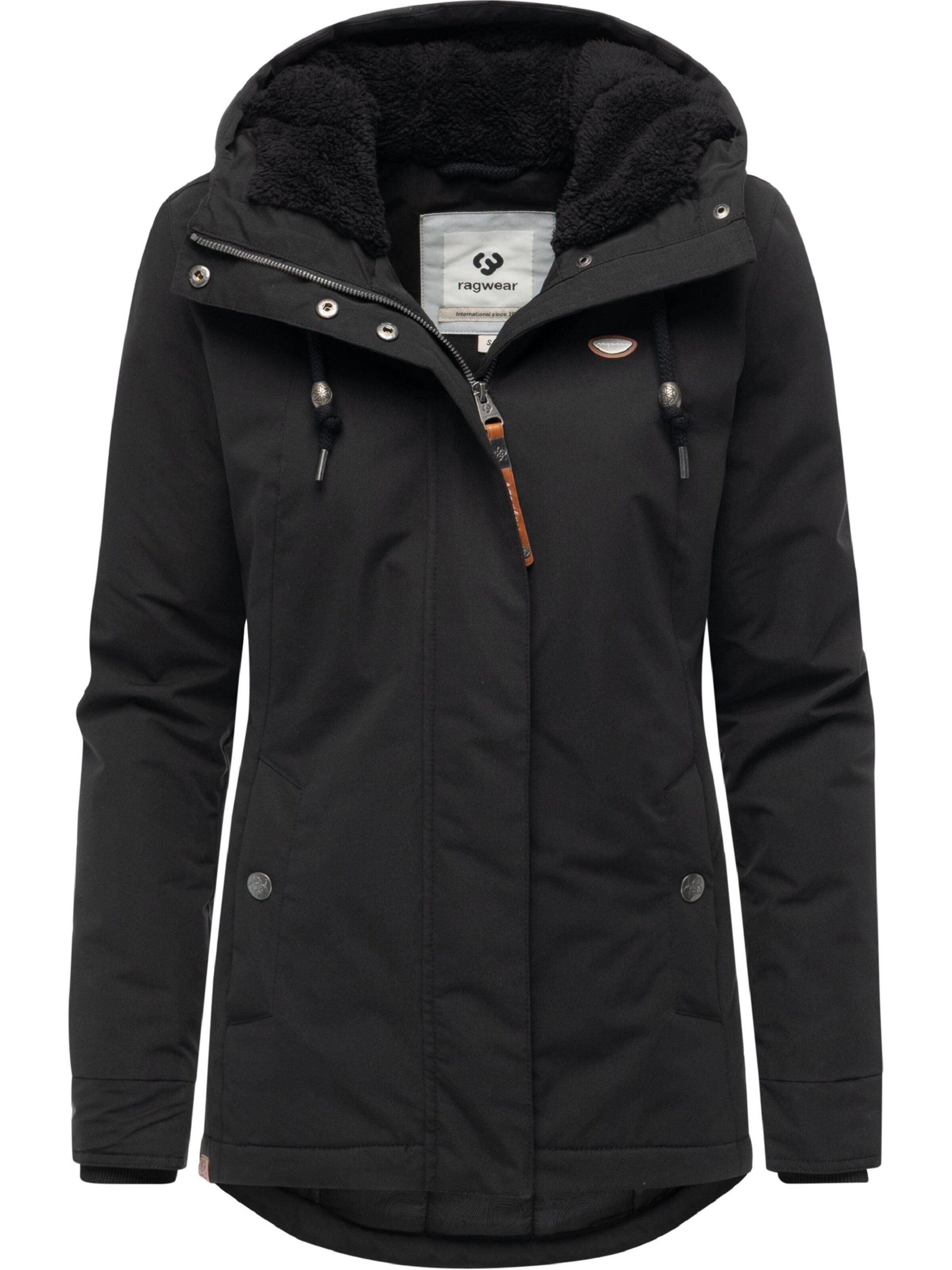 Ragwear Performance Jacket 'Alvena' in Black