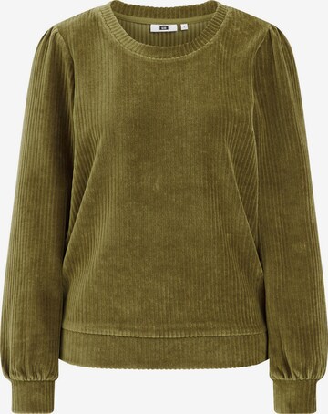 Sweat-shirt WE Fashion en vert : devant