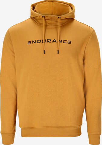 ENDURANCE Athletic Sweatshirt in Yellow: front