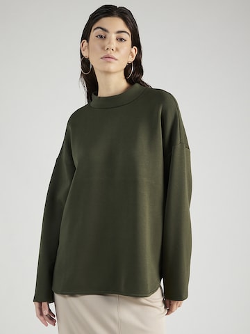 MSCH COPENHAGEN Sweatshirt 'Petua Ima' in Green: front